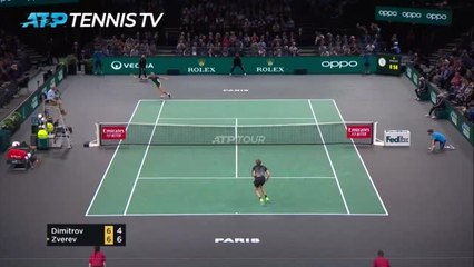 Rolex Paris Masters - Zverev vient à bout de Dimitrov