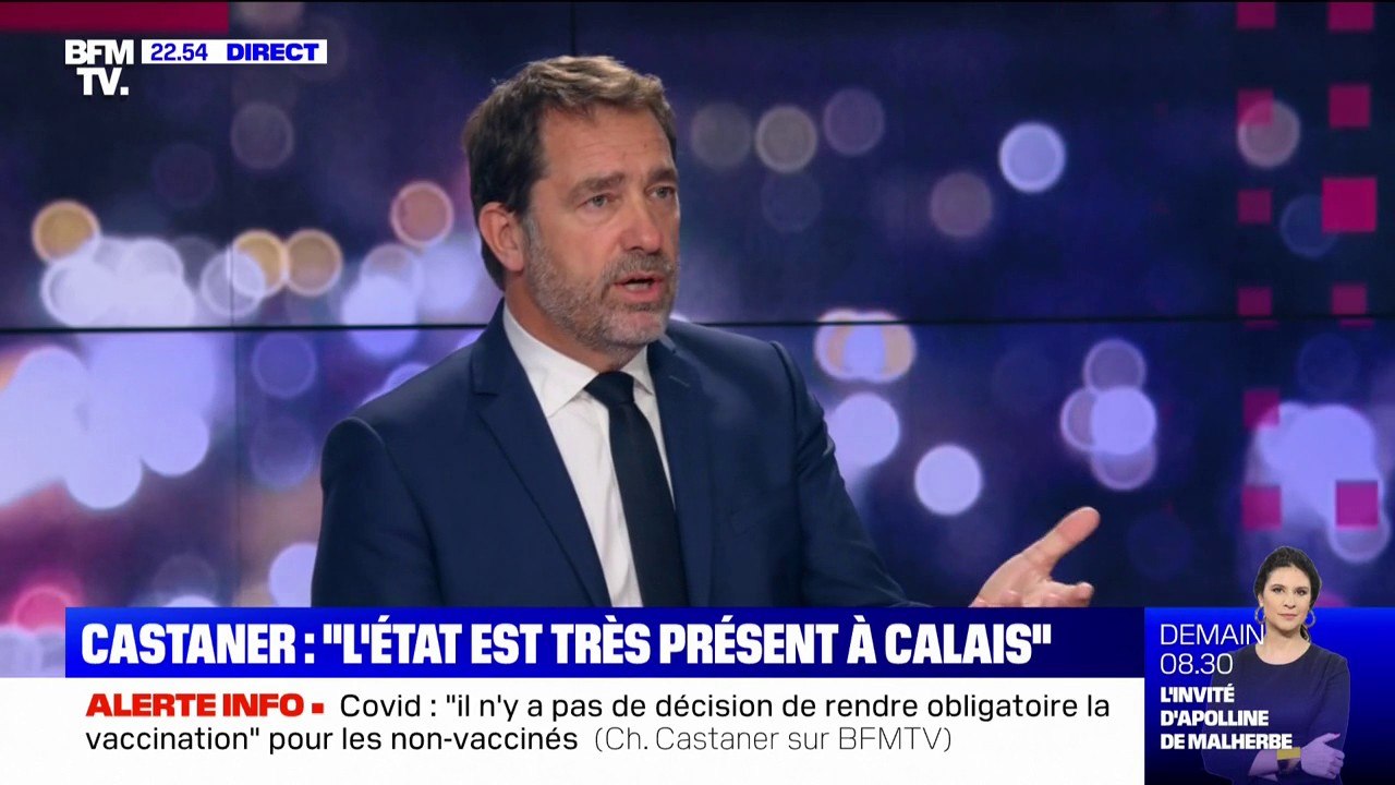 Migrants à Calais: pour Christophe Castaner, "il faut que les Anglais soient responsables"