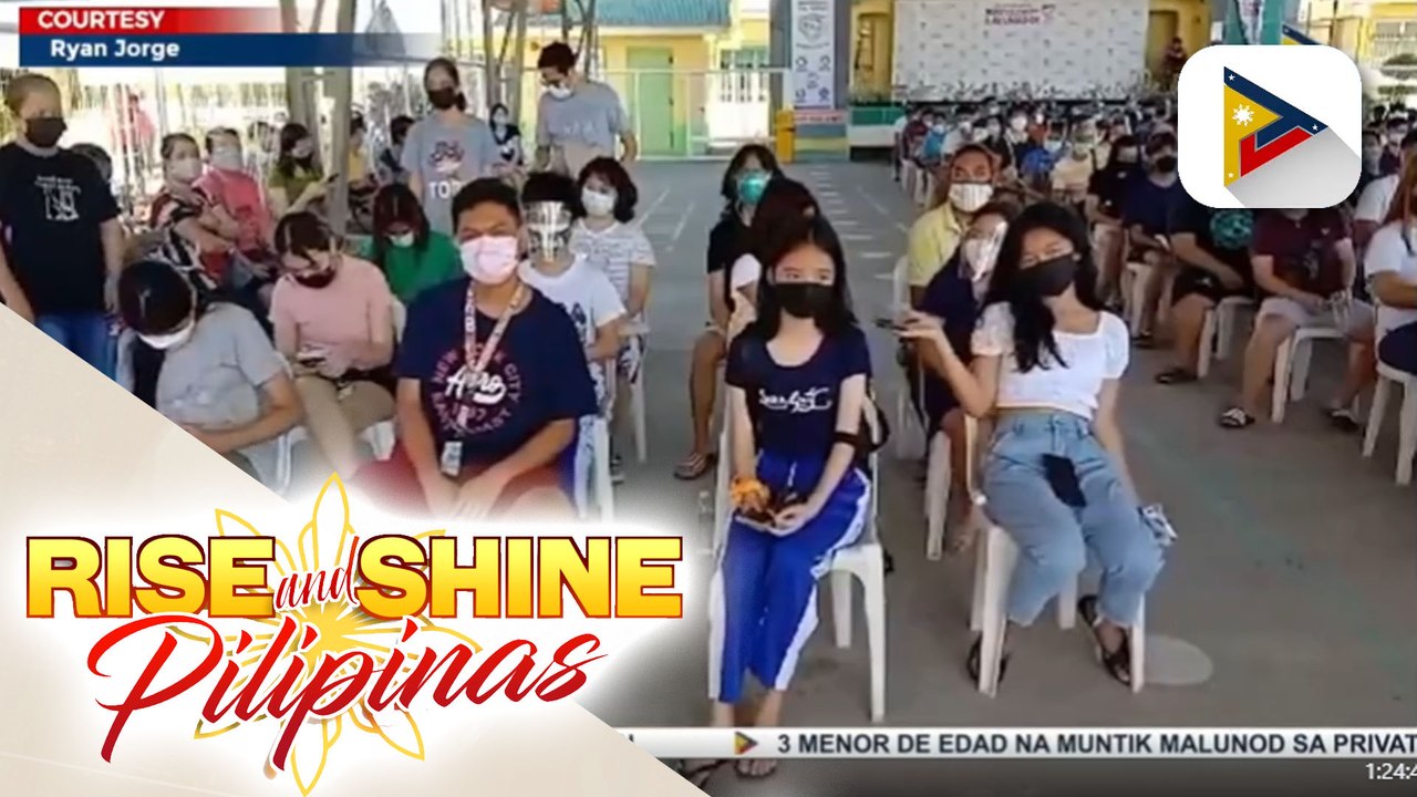 Pagbabakuna sa mga edad 12-17 sa Bataan, nagsimula na rin