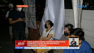 Mga kabataang magpapabakuna kontra COVID-19 sa Maynila, maagang pumila | UB