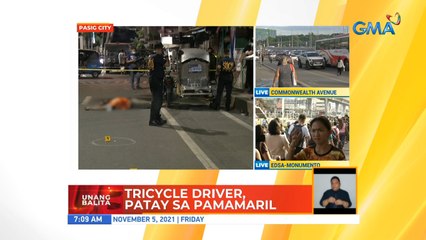 Tricycle driver, patay sa pamamaril | UB