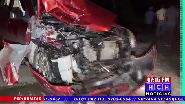 Fuerte accidente deja pérdidas materiales en la carretera que conduce de La Guama a Peña Blanca