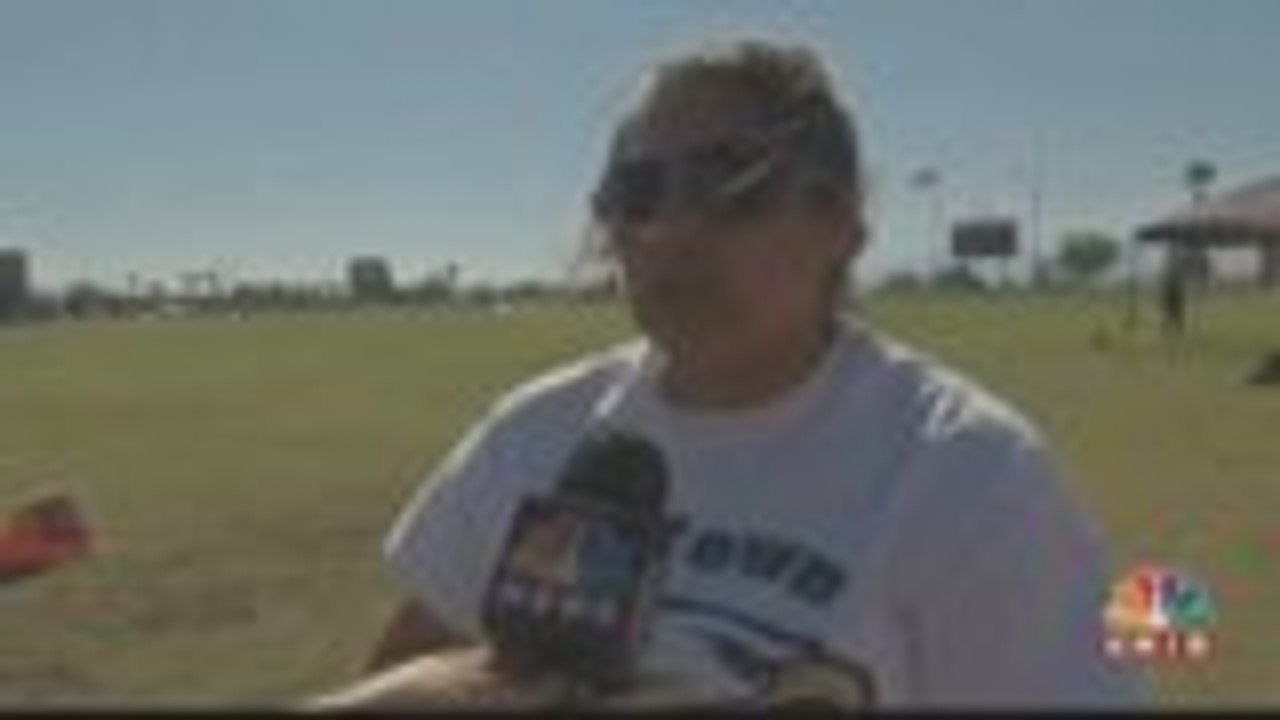 Soldier Homecoming at Desert Hot Springs Football Game