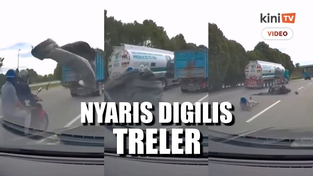 Tali pengikat terputus punca insiden cemas kanvas melayang