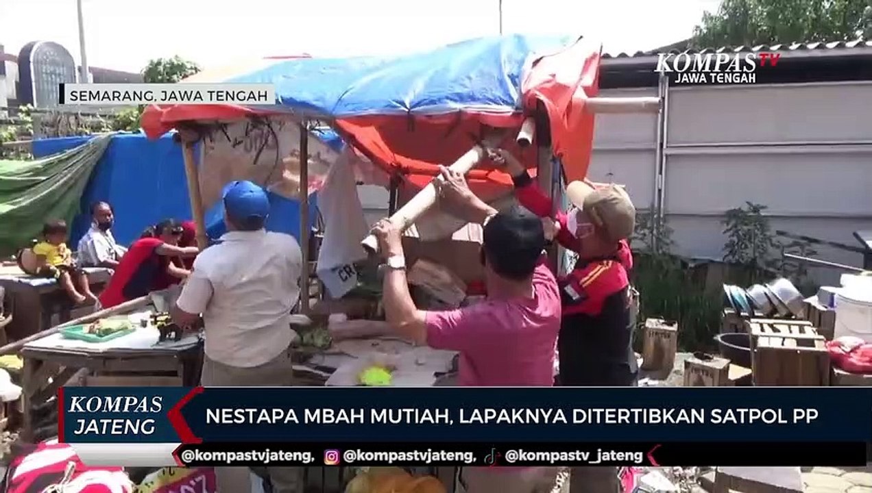 Nestapa Mbah Mutiah, Lapak Ditertibkan Satpol PP