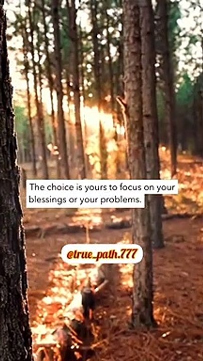 The Choice is yoursFocus on problems or blessings‼️ Don't forgethow blessed()you are❓Share -- Like