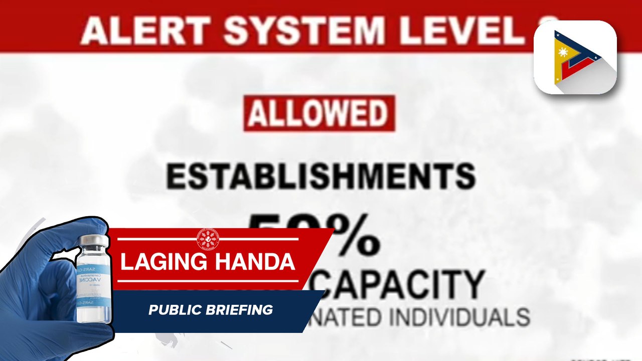 Metro Manila, ibinaba na sa Alert Level 2 simula ngayong araw hanggang Nob. 21