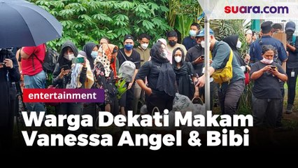 Usai Dikubur, Warga Dekati Makam Vanessa Angel dan Bibi Ardiansyah