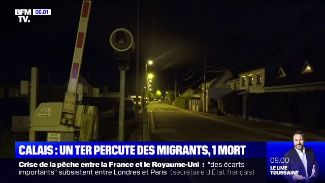 Un TER a percuté 4 migrants ce jeudi à Calais, l'un d'eux est mort