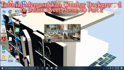 Tutorial Memasukkan Gambar Background Ke Dalam Sweet Home 3D PART 2