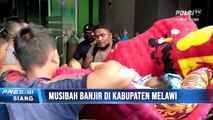 Polres Melawi Evakuasi Warga Sakit di Tengah Banjir