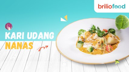 Resep kari udang nanas, bumbunya nendang bikin nambah nasi