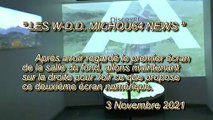 LES W-D.D. MICHOU64 NEWS - 3 NOVEMBRE 2021 - PAU - OBSERVONS MAINTENANT LE DEUXIÈME ÉCRAN À DROITE DE LA SALLE DU  FOND DE L'O.T.