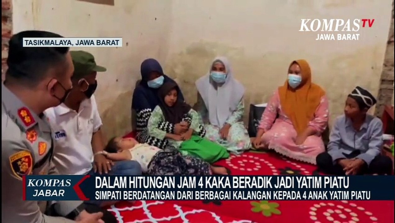 Dalam Hitungan Jam 4 Kaka Beradik Jadi Yatim Piatu