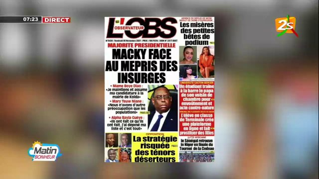 FATOU M. DIOP ET Dr BALDE DANS MATIN BONHEUR AVEC ASTOU DIONE - RÉAGISSEZ EN DIRECT | 05 NOV. 2021