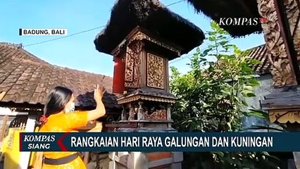 Umat Hindu di Bali Gelar Upacara Sugihan Jawa