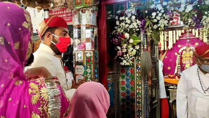 महालक्ष्‍मी के दर्शन करने पहुंचे शहरवासी और लक्ष्‍यराजसिंह मेवाड़