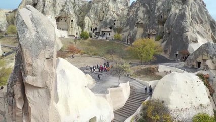 Kapadokya'yı 10 ayda 2 milyona yakın turist ziyaret etti