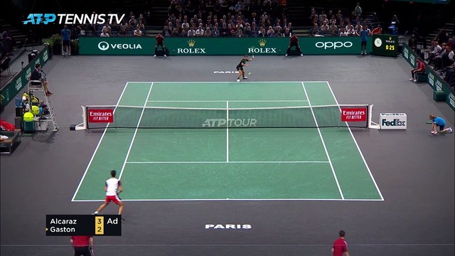 Rolex Paris Masters - Hugo Gaston s'offre Carlos Alcaraz