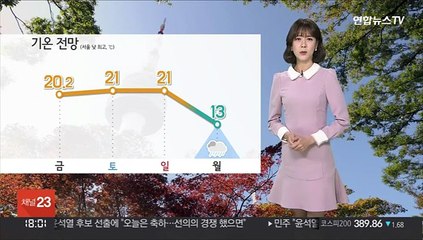 [날씨] 주말 오후 공기질 회복…월요일 전국 비