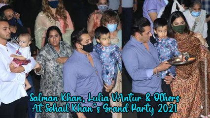 Salman Khan, Lulia VAntur & Others At Sohail Khan’s Grand Party 2021