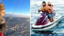 Jet-ski out, uçan balon in! Cübbeli Ahmet Hoca adrenalin seviyesini yükseltti