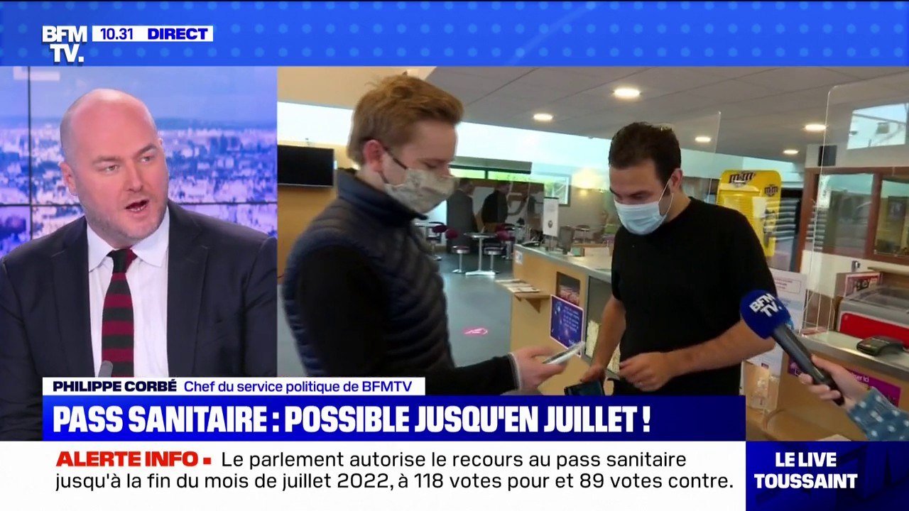 La Parlement autorise le recours à l'utilisation du pass sanitaire jusqu'au 31 juillet 2022