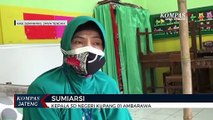 Waduh, Nyaris Ambruk Atap Kelas Ditopang Bambu