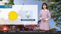 [날씨] 주말 전국 대체로 맑음…월요일 전국 비소식