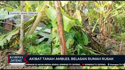 Akibat Tanah Ambles, Belasan Rumah Rusak