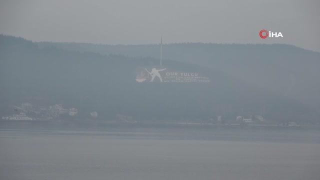 Gelibolu- Lapseki feribot hattına sis engeli