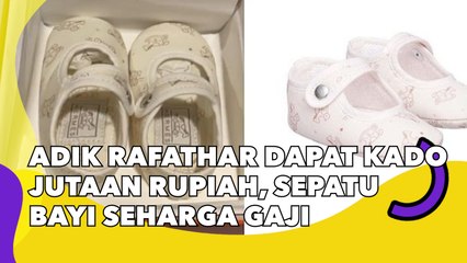Adik Rafathar Dapat Kado Jutaan Rupiah, Sepatu Bayi Seharga Gaji