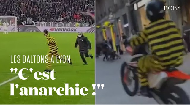Les Daltons envahissent la pelouse de l'OL et continuent de semer la zizanie à Lyon