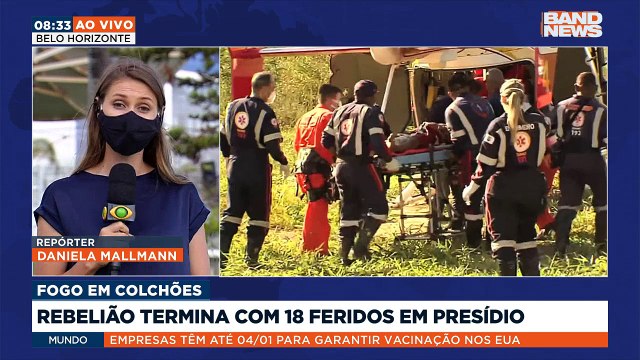 Rebelião em presídio de Minas Gerais termina com 18 detentos feridos.Saiba mais em youtube.com.br/bandjornalismo#BandNews20anos #Rebelião #presídio