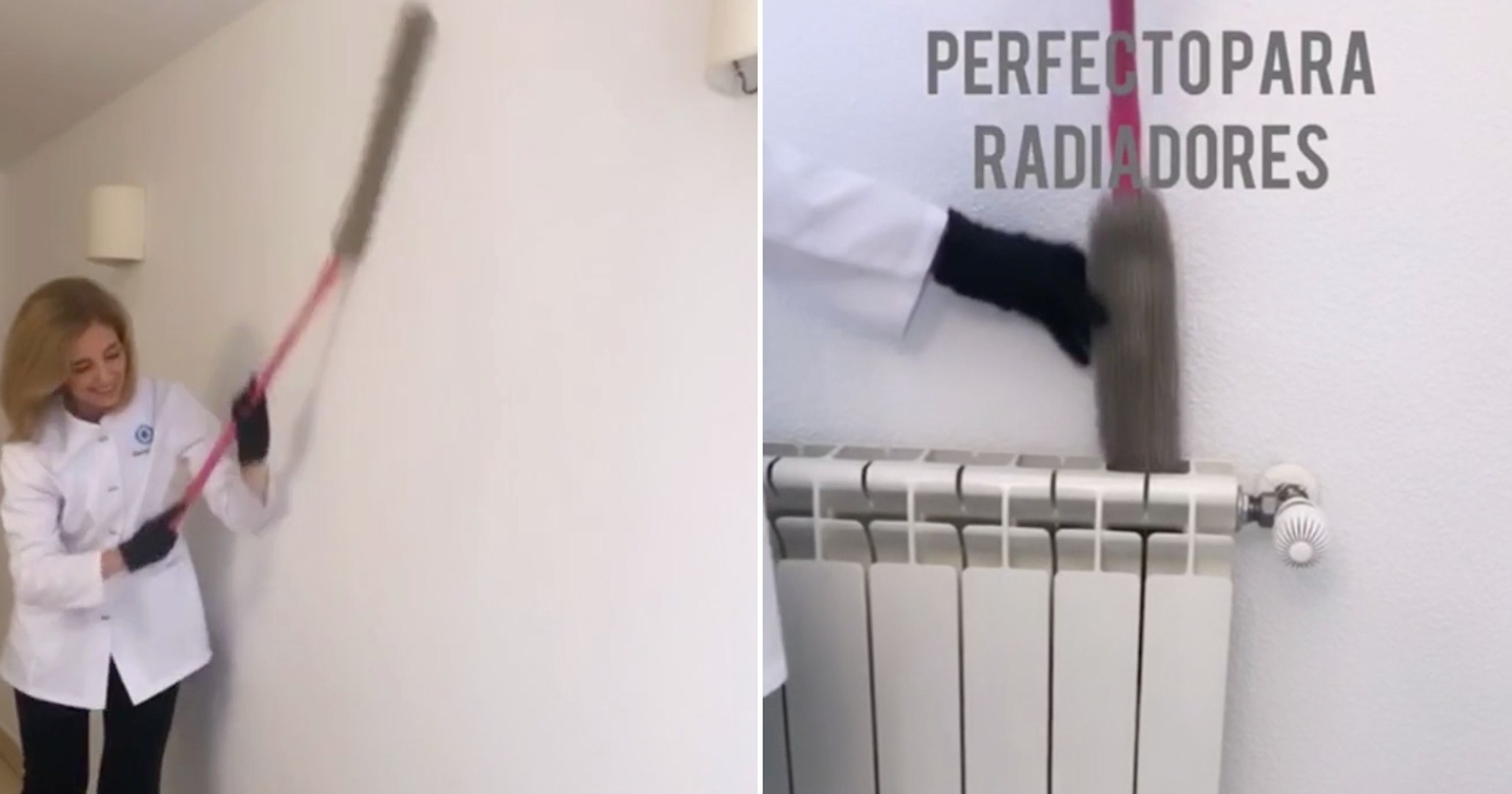 Cómo limpiar radiadores y paredes con un plumero de microfibra - Vídeo  Dailymotion