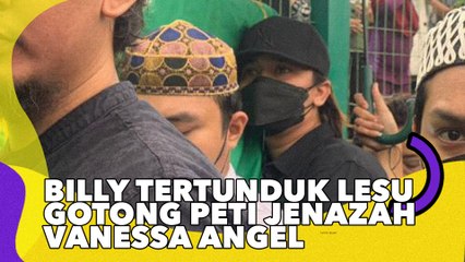 Billy Syahputra Tertunduk Lesu saat Gotong Peti Jenazah Vanessa Angel