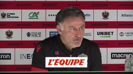 Galtier : «La réussite de Delort ? ce n'est pas un hasard» - Foot - L1 - Nice