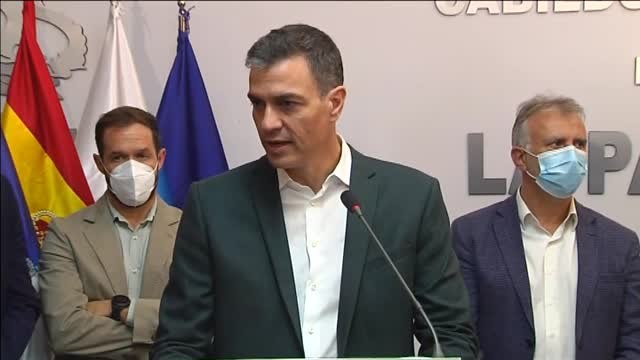 Sánchez anuncia nuevas ayudas para La Palma