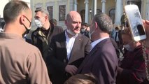 İçişleri Bakanı Soylu, MHP İzmir İl Başkanlığı'nı ziyaret etti