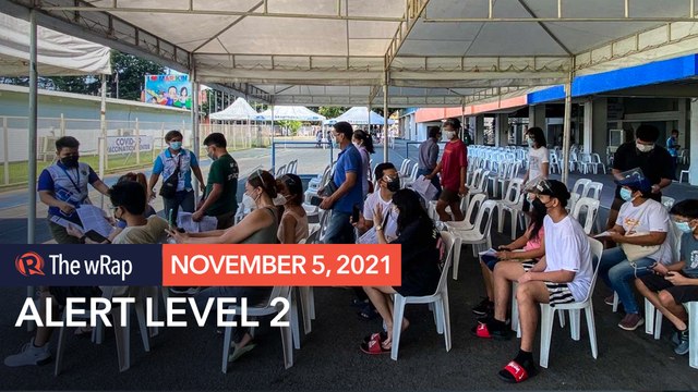 Metro Manila under Alert Level 2 beginning November 5