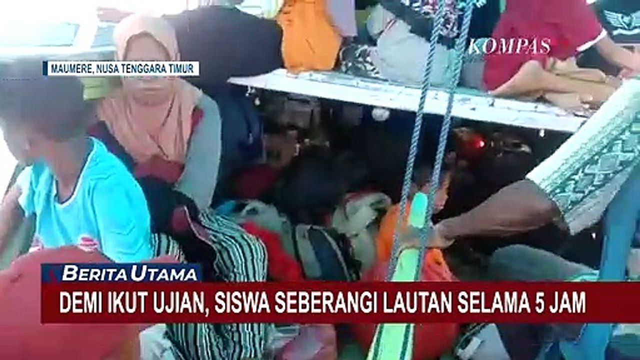 Sekolah Tak Punya Akses Internet dan Fasilitas Komputer, Siswa Seberangi Lautan untuk Jalani ANBK