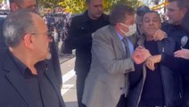 Ettiği küfür kameralara yansıyan İYİ Partili Lütfü Türkkan, sinkaflı sözlerini inkar edip vatandaşı suçladı