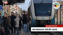 Togkaos fortsætter | Jernbanen hårdt ramt | Arriva | DSB | Orkanen Allan | Syd & Sønderjylland | 30 Oktober 2013 | TV SYD - TV2 Danmark