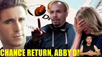 CBS Y&R Spoilers Chance is back and Abby wants a divorce, because she and Devon are in love