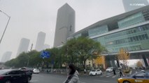 شاهد: غيمة تلوث كبيرة تجتاح بكين بالتزامن مع قمة كوب 26 للمناخ
