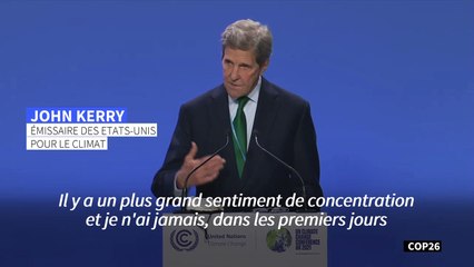 COP26: "Les mots ne sont pas suffisants s'ils ne sont pas mis en œuvre" (Kerry)