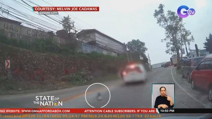 Isang taong gulang na bata, nalaglag mula sa umaandar na taxi | SONA