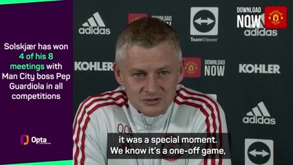 Download Video: Solskjaer urges fast United start in 'special' Manchester derby