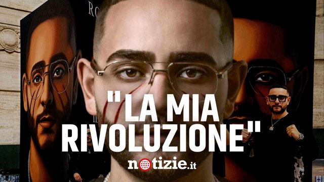 Rocco Hunt presenta Rivoluzione, il nuovo album tra Jorit e Lele Adani: Serve rivoluzione sociale