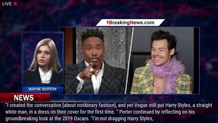 Billy Porter Offers Harry Styles a Mea Culpa Over Vogue Cover Controversy - 1breakingnews.com